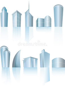 建筑类城市办公楼图片