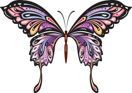 装饰的蝴蝶图片-装饰的蝴蝶素材-装饰的蝴蝶插画-摄图新视界