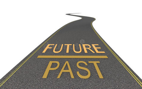 通向未来路在通往未来的路上照片