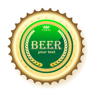 啤酒盖啤酒,瓶盖照片