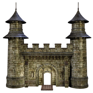 彻克城堡大门图片