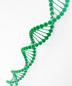 白色背景上的向量dna链和无缝标志双链dna分子的三种变体dna链改铑