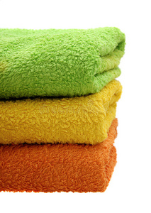彩色浴室毛巾