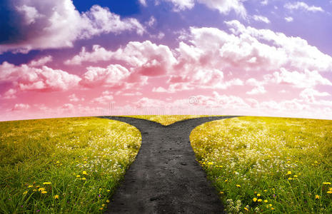 十字路口迷茫图片