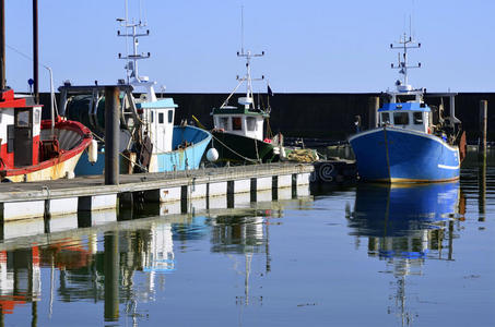 法国渔港图片