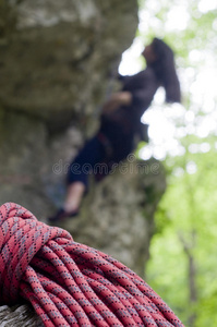 红绳，迷离的登山者