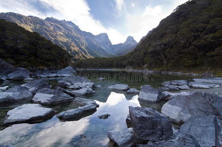 麦肯齐湖routeburn轨道