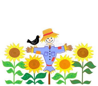 质朴的稻草人图片-质朴的稻草人素材-质朴的稻草人插画-摄图新视界