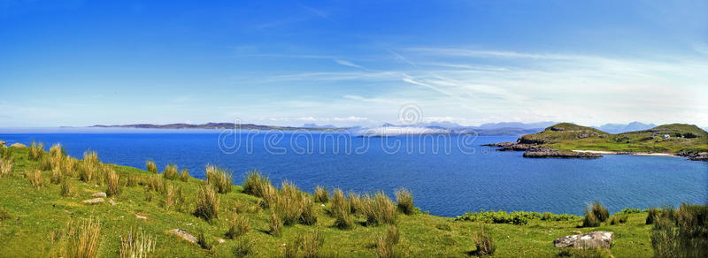 风景 美丽的 苏格兰 沿海 海洋