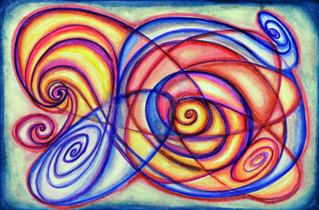 冷暖渐变色冷暖抽象照片