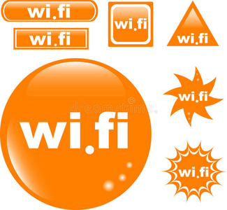 wifi按钮设置光泽图标