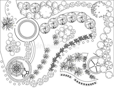 平面灌木丛图片