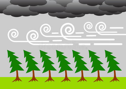 有风的天气照片