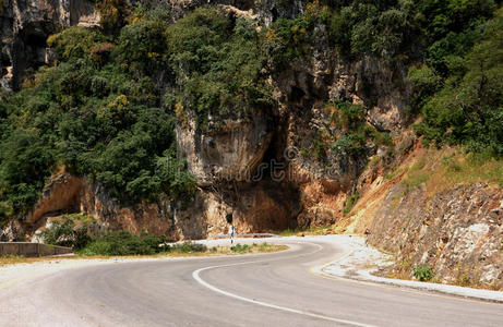 阿曼山区的街道