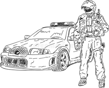 警车警报无声音图片-警车警报无声音素材-警车警报无声音插画-摄图新