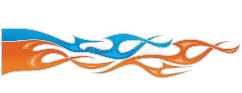 红蓝pk红蓝相间的火焰照片