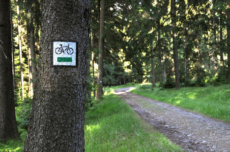 自行车路线标志