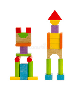 木制玩具机器人