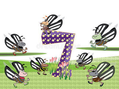 除了俄罗斯 abc"可笑动物系列昆虫和数字系列的孩子,1昆虫和数字系列