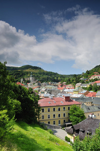 历史悠久的矿业城镇banska stiavnica