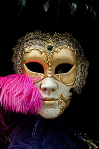 威尼斯狂欢节面具