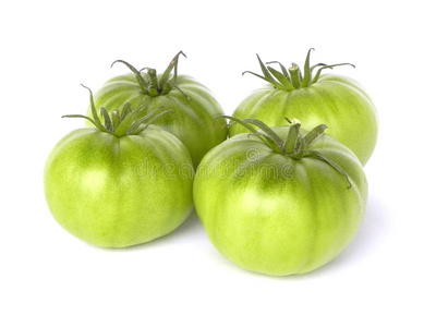 绿西红柿。