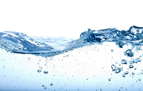 白色隔离水照片