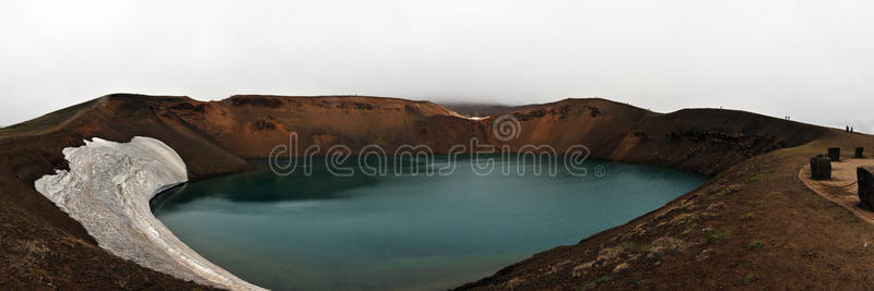 冰岛克拉夫拉火山全景