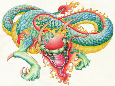 中国火龙图片
