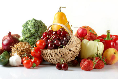 新鲜水果和蔬菜