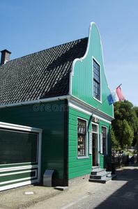 典型的荷兰式老房子