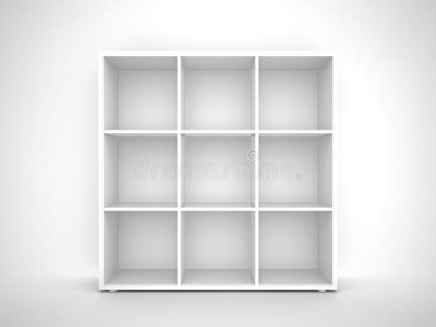空书架照片