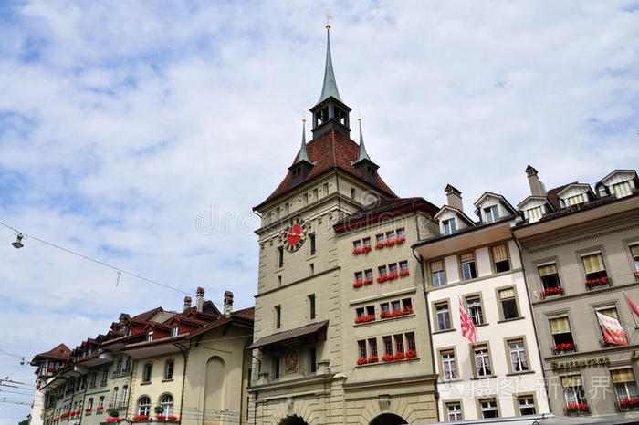 瑞士伯尔尼古城钟楼