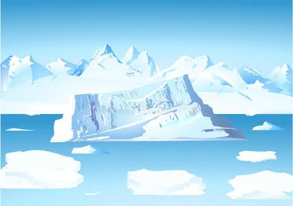 冰山和冰川图片
