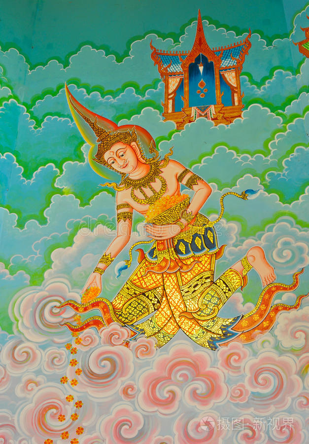 泰国传统艺术绘画