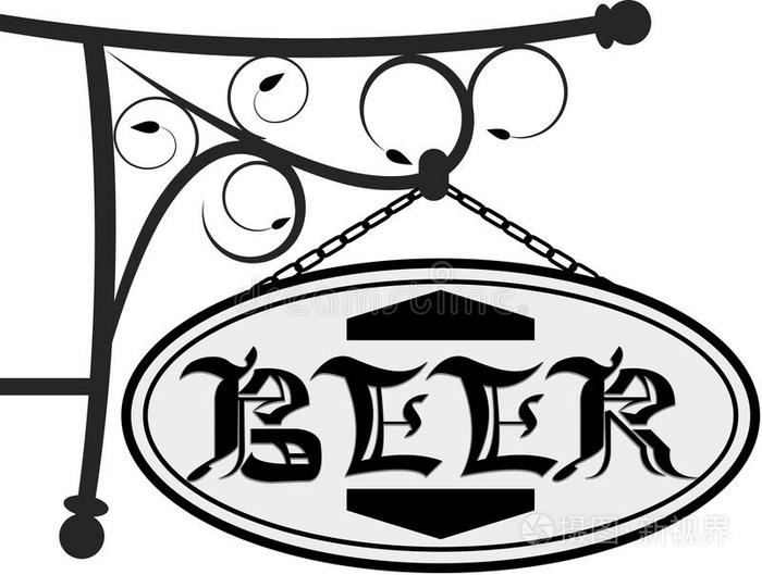 古街招牌插画-正版商用图片0kmvxg-摄图新视界