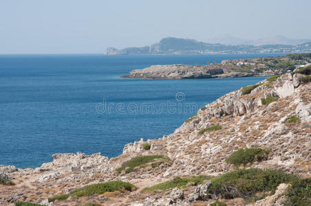 流行的 放松 欧元 天空 海滨 欧洲 浪漫的 希腊 卡利西亚