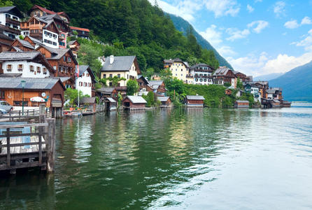 hallstatt view奥地利