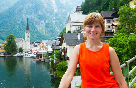 hallstatt view奥地利