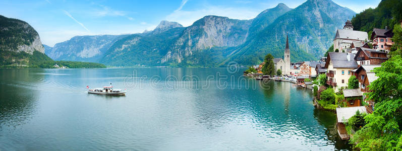 hallstatt view奥地利