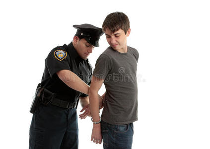 警察抓小偷图片