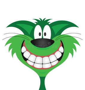 的动物滑稽的装饰人物猫国内时髦的宠物画矢量平面卡通猫头无缝图案