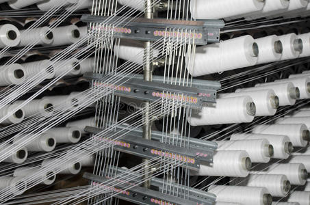 线轴纱卷纺织纱线加工车间纺织纱线加工车间制造皮革工艺,铁金属钮扣