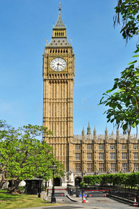 伦敦大本钟和威斯敏斯特宫