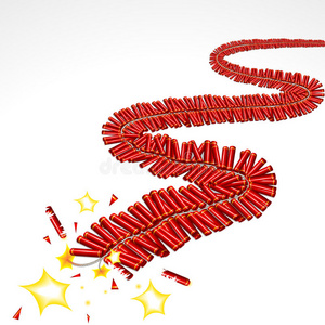 猪年鞭炮简笔画图片