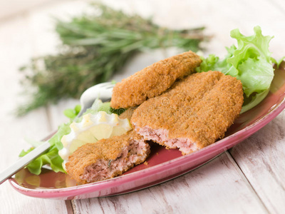 厨房 健康 吃饭 脆的 热的 肉排 烹饪 食物 草本植物