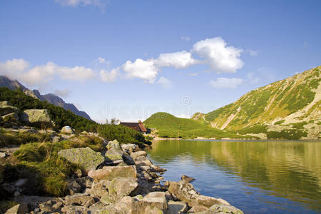 美丽的高山景观，波兰塔特里