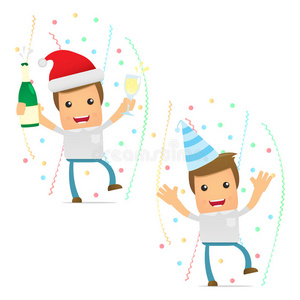 搞笑幽默男性搞笑卡通休闲男套装照片