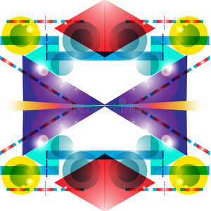 抽象几何背景