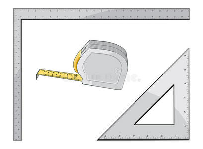 卷尺直角三角形图片